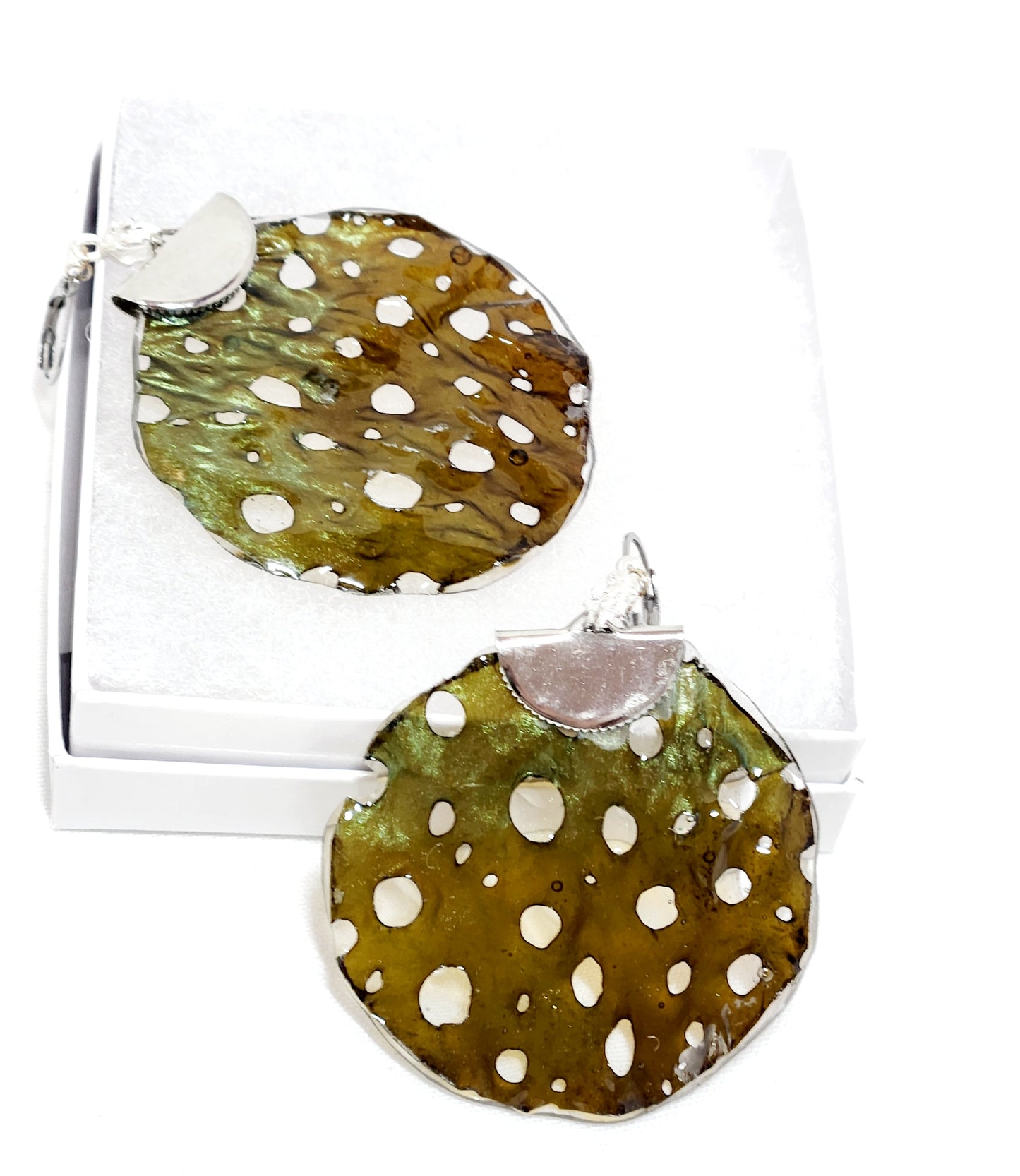 Seaweed earrings