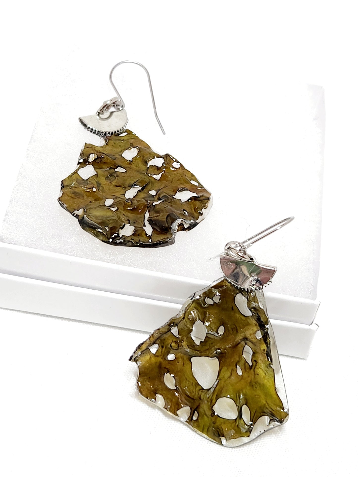 Seaweed earrings