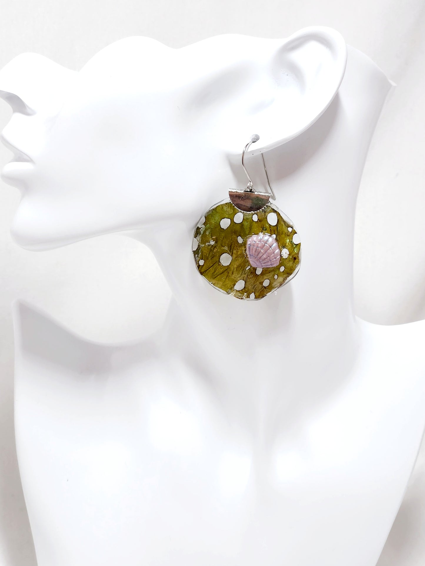 Seaweed earrings