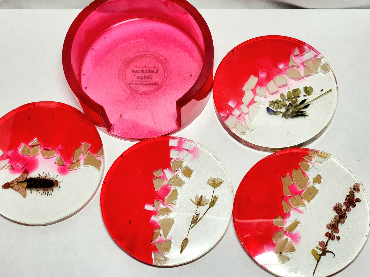 Coaster sets and matching holder