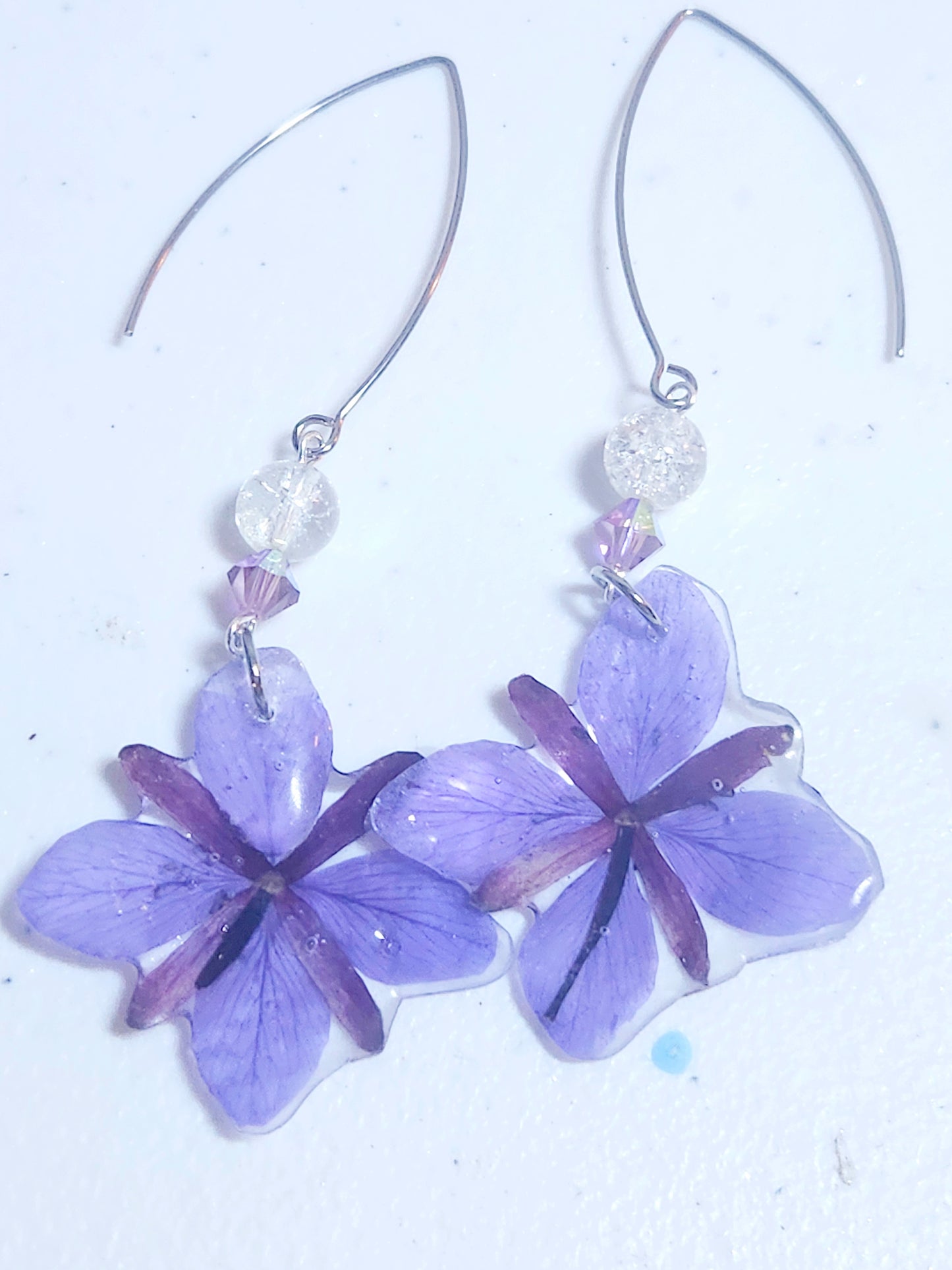 Fireweed flower earrings