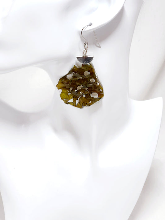 Seaweed earrings